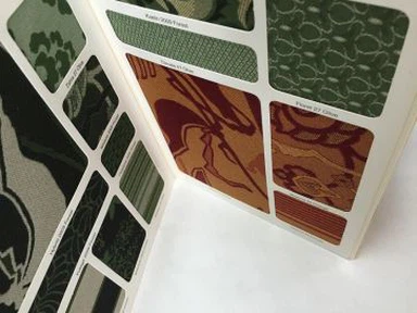 Tissu "sandwich" Swatch Card